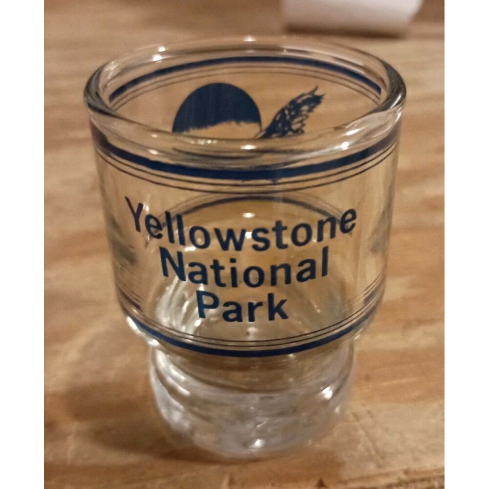 YELLOWSTONE Shot Glass, Souvenir Shot Glasses, State Souvenir Glasses, #2